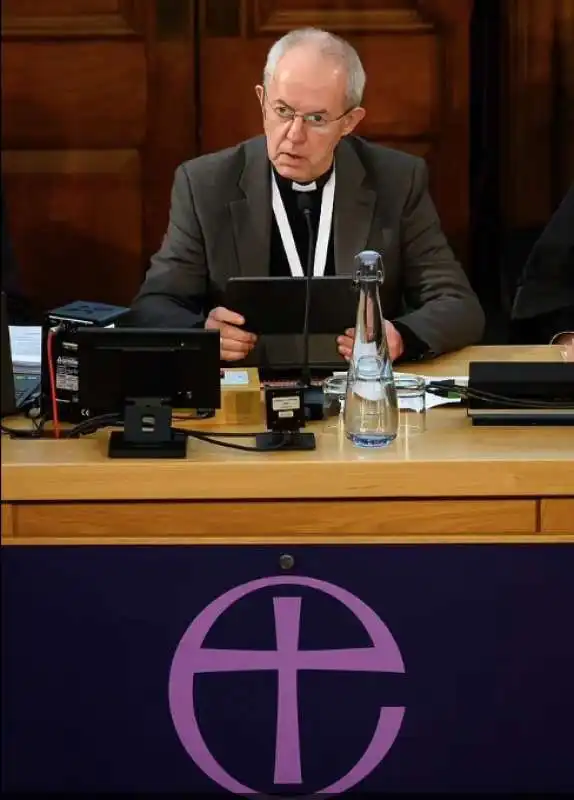 Justin Welby arcivescovo capo della chiesa d'inghilterra 