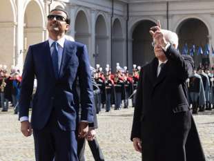 l emiro del qatar tamim bin hamad al thani con sergio mattarella a roma 2