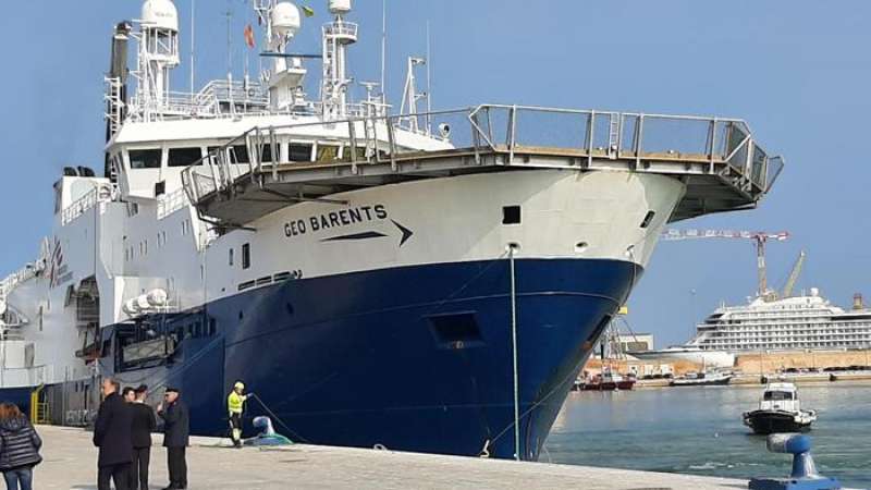 LA NAVE ONG GEO BARENTS FERMA AL PORTO DI AUGUSTA