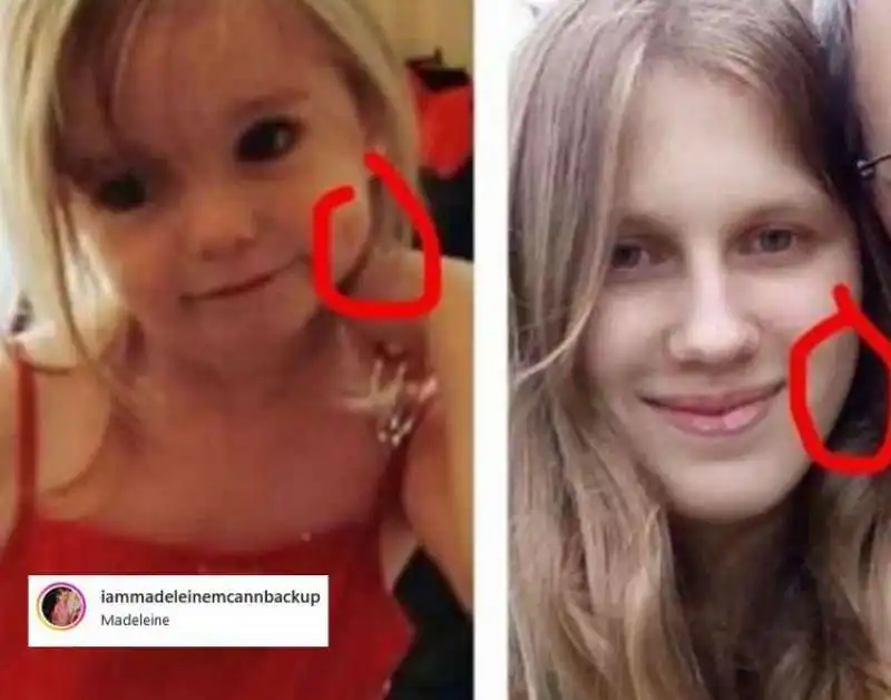 la ragazza tedesca che sostiene di essere Madeleine Maddie McCann 