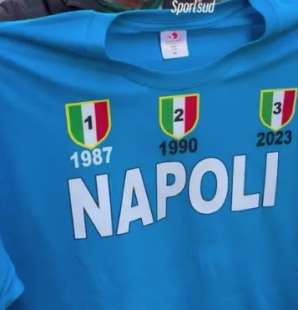 MAGLIETTA PER IL TERZO SCUDETTO DEL NAPOLI