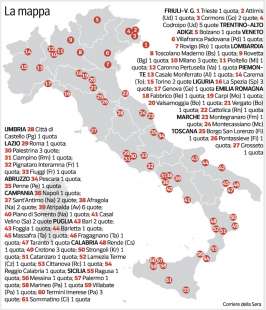 mappa vincite superenalotto