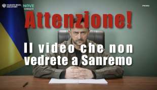 maurizio crozza e il video di zelensky a sanremo