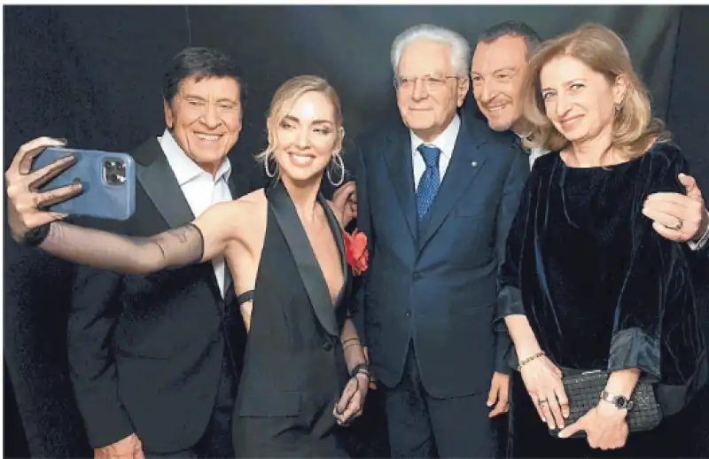 morandi ferragni sergio mattarella amadeus laura mattarella