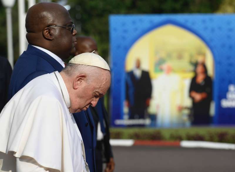 papa francesco e felix tshisekedi