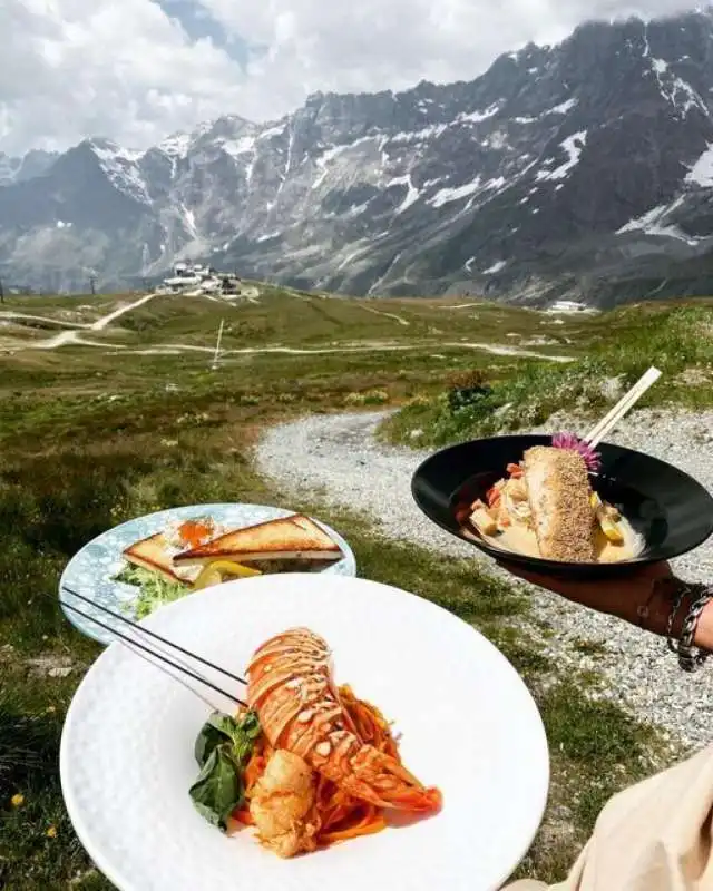 pesce nei rifugi alpini 