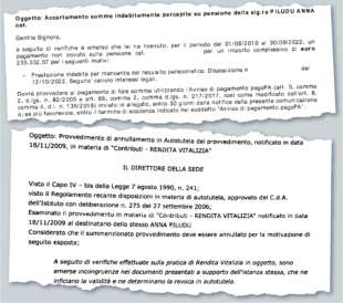 RICHIESTE DI RESTITUZIONE DELL'INPS AI PENSIONATI GEDI