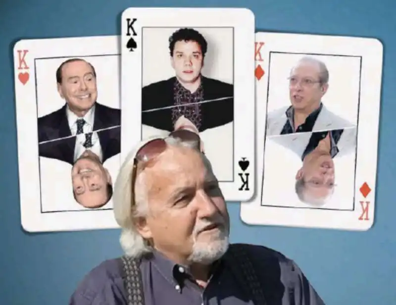 SALVATORE BAIARDO E BERLUSCONI - ILLUSTRAZIONE DEL FATTO QUOTIDIANO