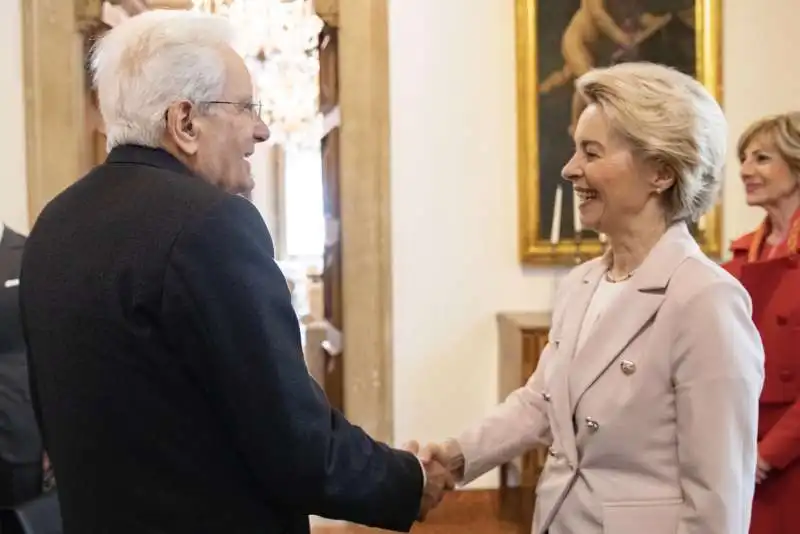 sergio mattarella  e ursula von der leyen a palermo 