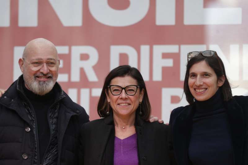 stefano bonaccini paola de micheli elly schlein