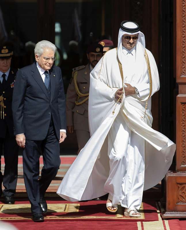 TAMIM BIN HAMAD AL THANI SERGIO MATTARELLA