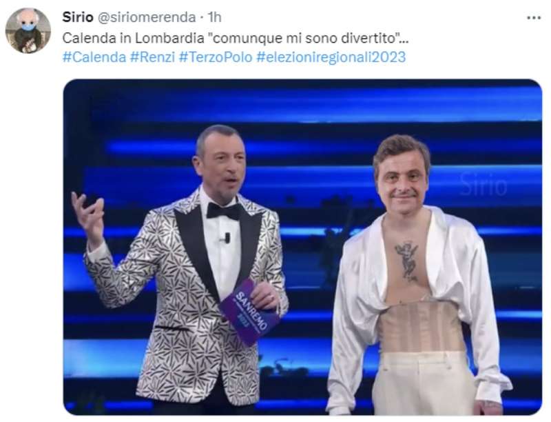 tweet elezioni regionali in lombardia e lazio 4