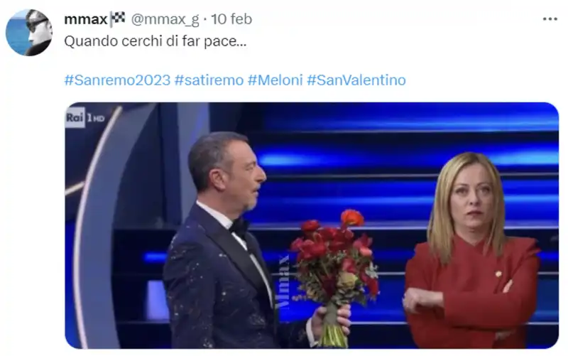 tweet quarta serata sanremo 2023 9