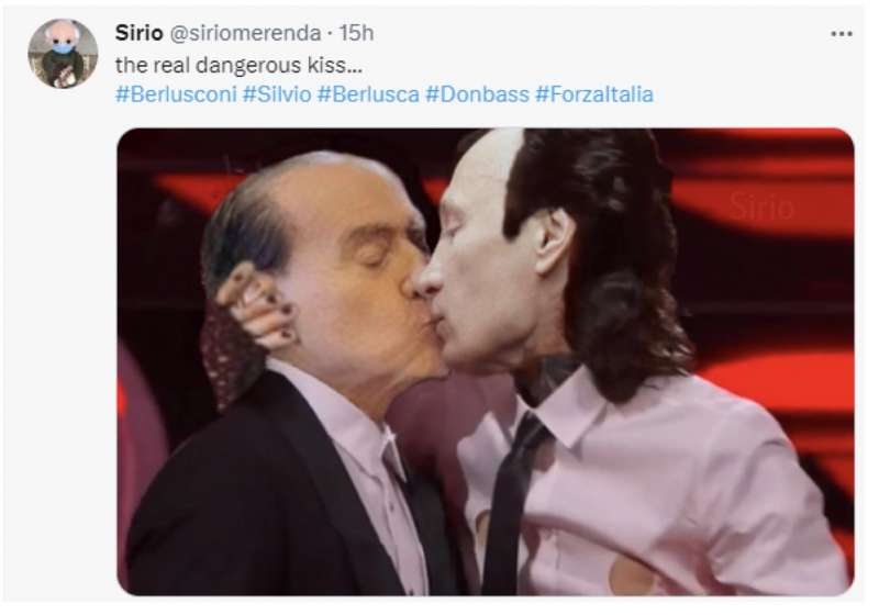 tweet sulla dichiarazione di berlusconi su zelensky 5