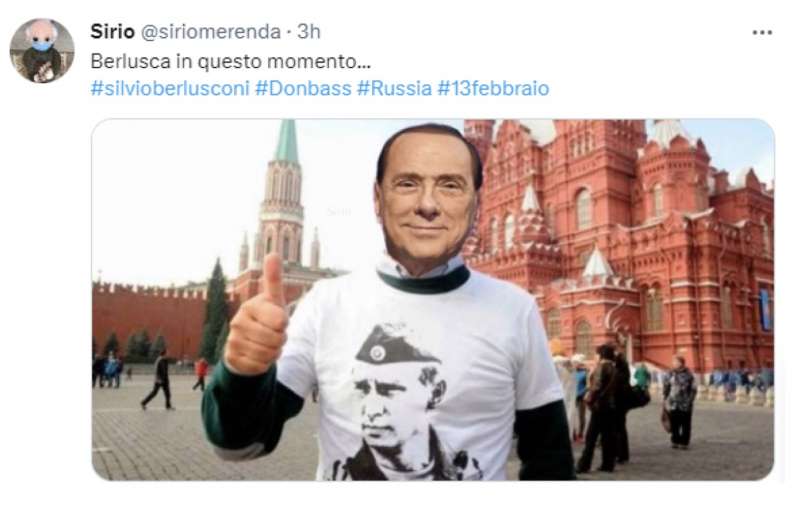 tweet sulla dichiarazione di berlusconi su zelensky 6