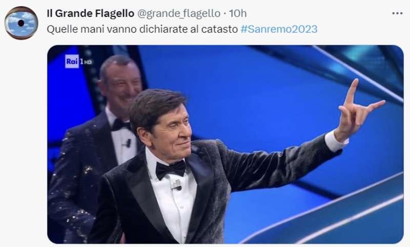 tweet sulla terza serata di sanremo 12