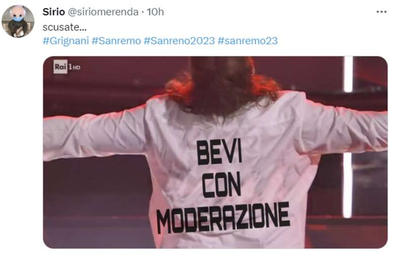 tweet sulla terza serata di sanremo 15