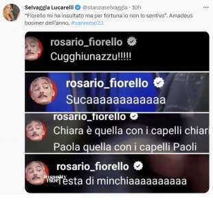 tweet sulla terza serata di sanremo 19