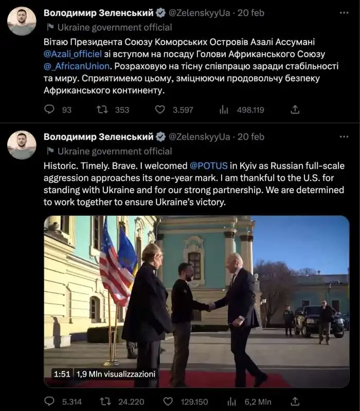 volodymyr zelensky su twitter ringrazia tutti tranne giorgia meloni    2