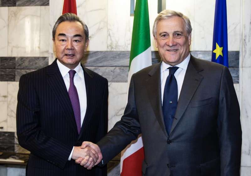 wang yi antonio tajani