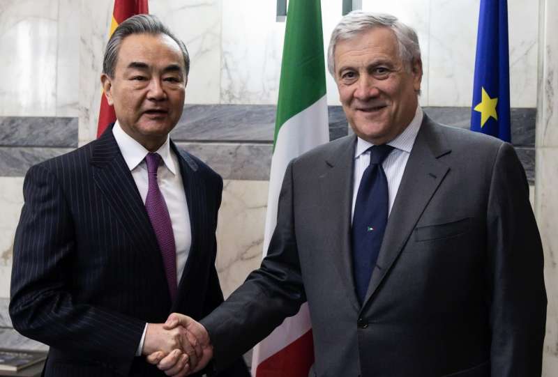 wang yi antonio tajani