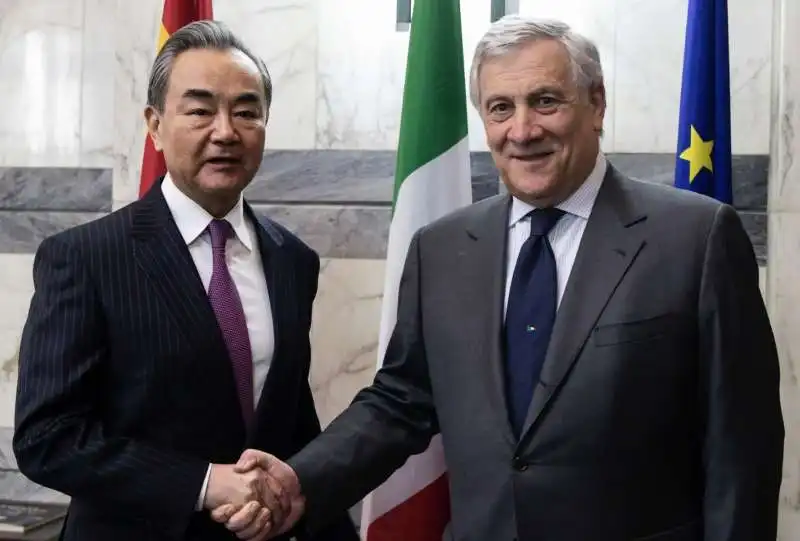 wang yi  antonio tajani 