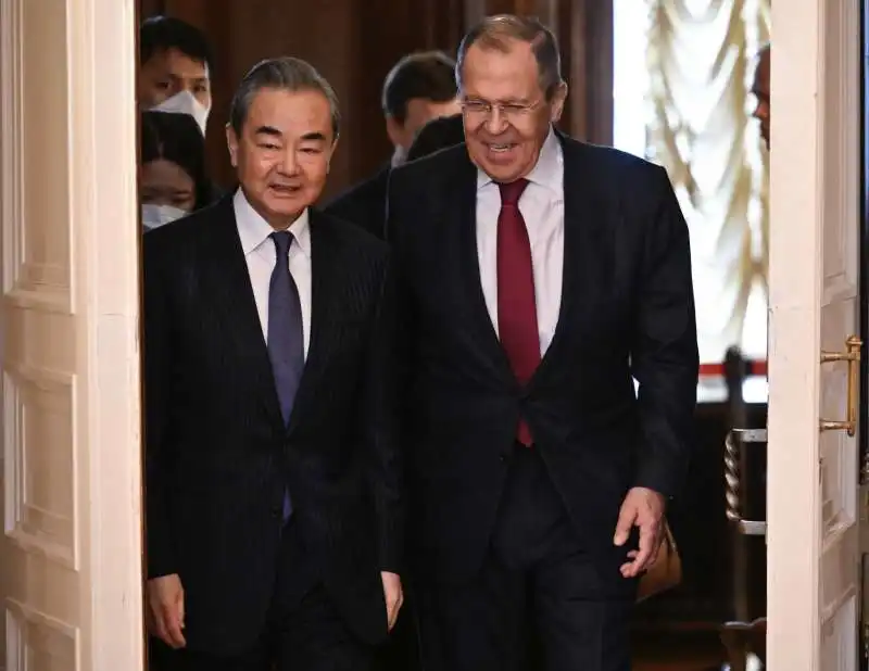 wang yi sergei lavrov  