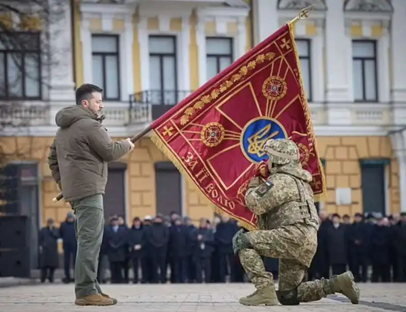 zelensky commemorazione anniversario guerra in ucraina  