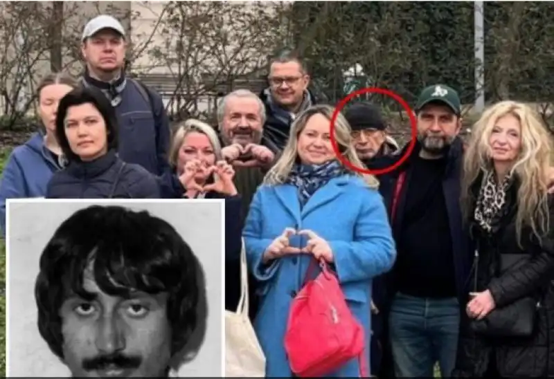 ALBERTO FRANCESCHINI TRA GLI IDENTIFICATI A MILANO ALLA COMMEMORAZIONE DI NAVALNY