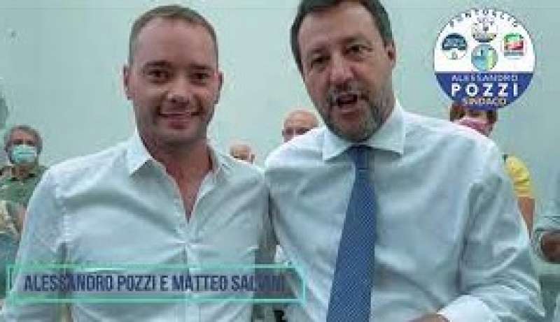 Alessandro Pozzi e matteo salvini