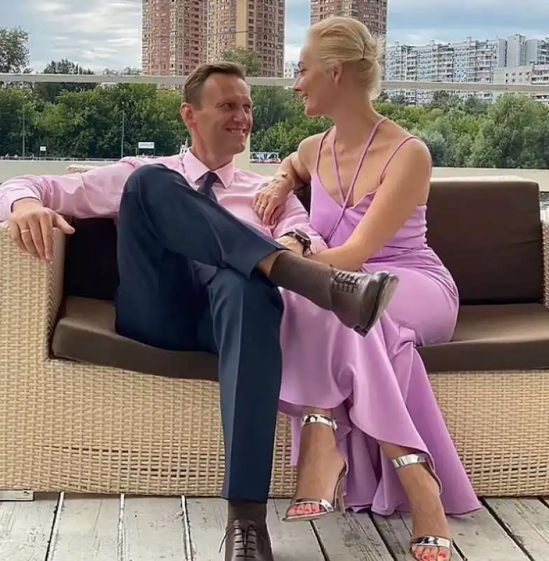 alexei navalny e la moglie yulia 1