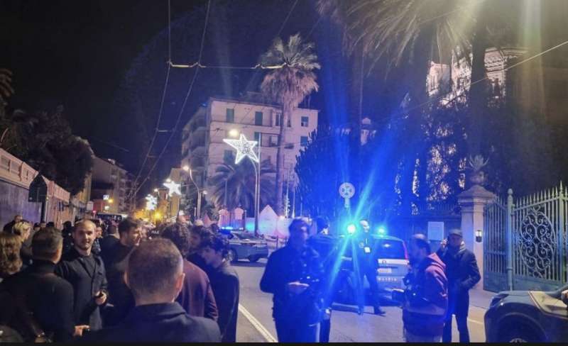 allarme bomba a villa nobel sanremo 1