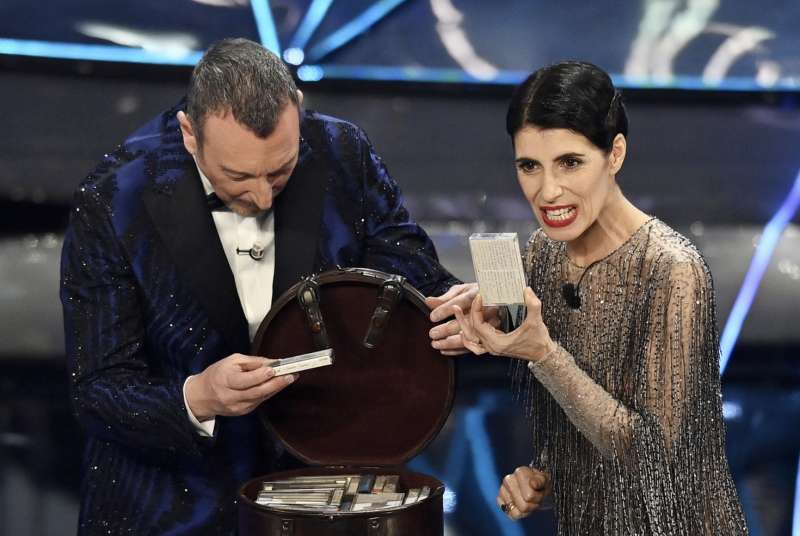 amadeus e giorgia 1 seconda serata sanremo 2024