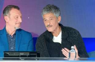 amadeus fiorello alla conferenza stampa sanremo 6