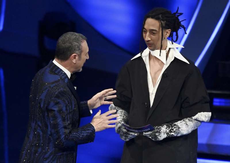 amadeus ghali seconda serata sanremo 2024