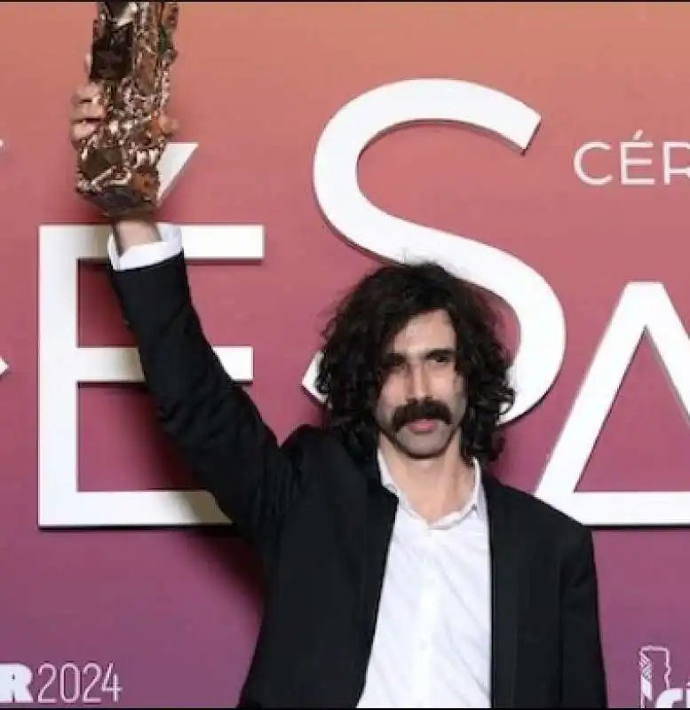 Andrea Laszlo De Simone premiato ai cesar