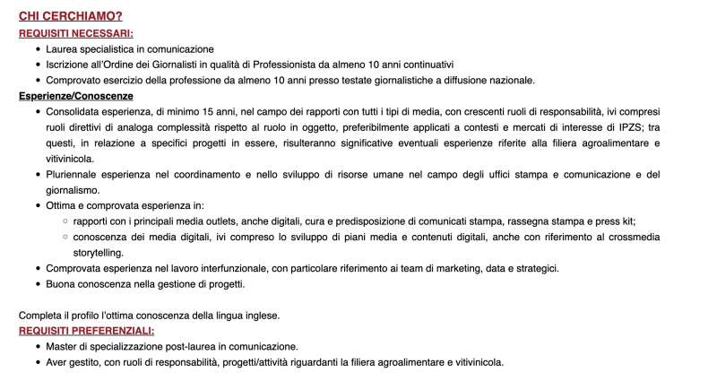 ANNUNCIO PER UFFICIO STAMPA - POLIGRAFICO E ZECCA DELLO STATO ITALIANO