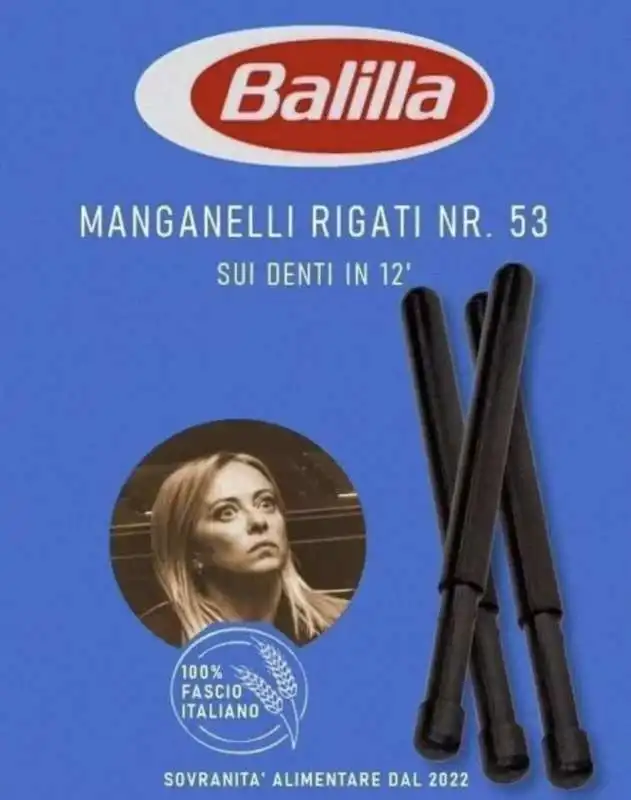 balilla - manganelli rigati - meme