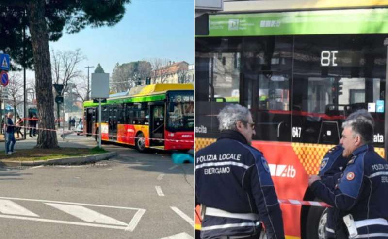 bergamo 19enne investito da autobus 2