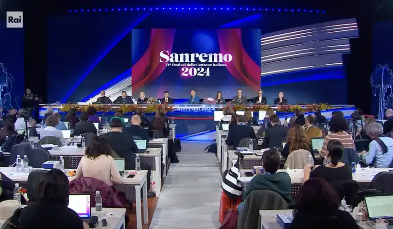 conferenza stampa sanremo 2