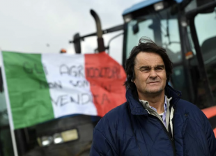 danilo calvani - protesta degli agricoltori