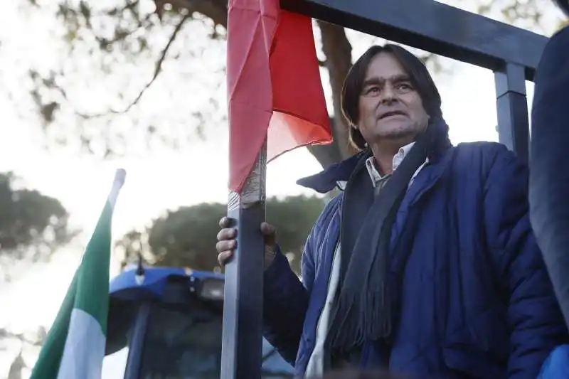 danilo calvani   protesta degli agricoltori al circo massimo 