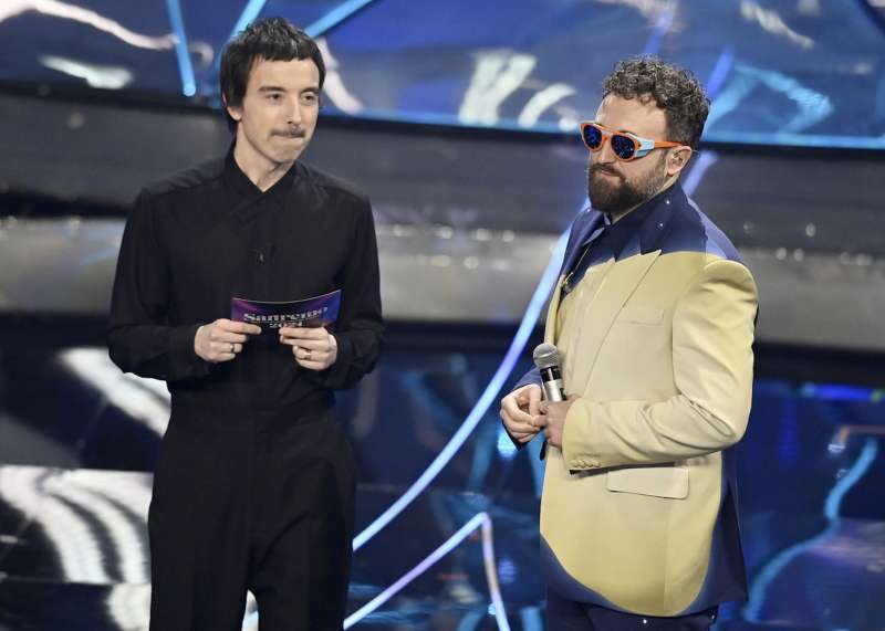 diodato con dargen damico seconda serata sanremo 2024