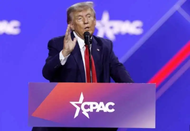 Donald Trump - conferenza dei conservatori cpac