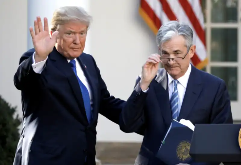 DONALD TRUMP JEROME POWELL