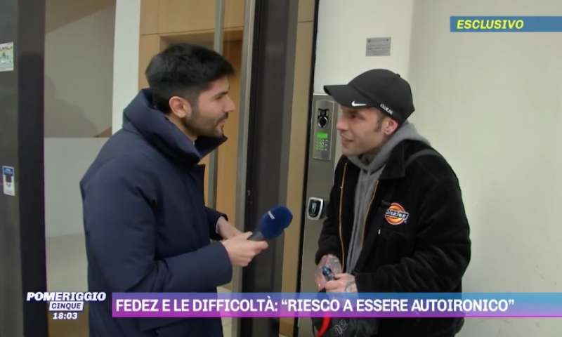 fedez a pomeriggio5 2