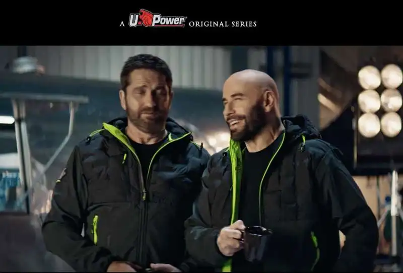 gerard butler e john travolta testimonial di u power   5