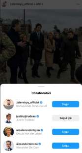 GIORGIA MELONI NON COMPARE TRA I COLLABORATORI DEL POST DI ZELENSKY SU INSTAGRAM