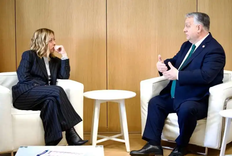 GIORGIA MELONI - VIKTOR ORBAN 