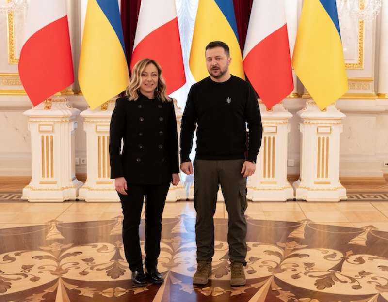 giorgia meloni volodymyr zelensky